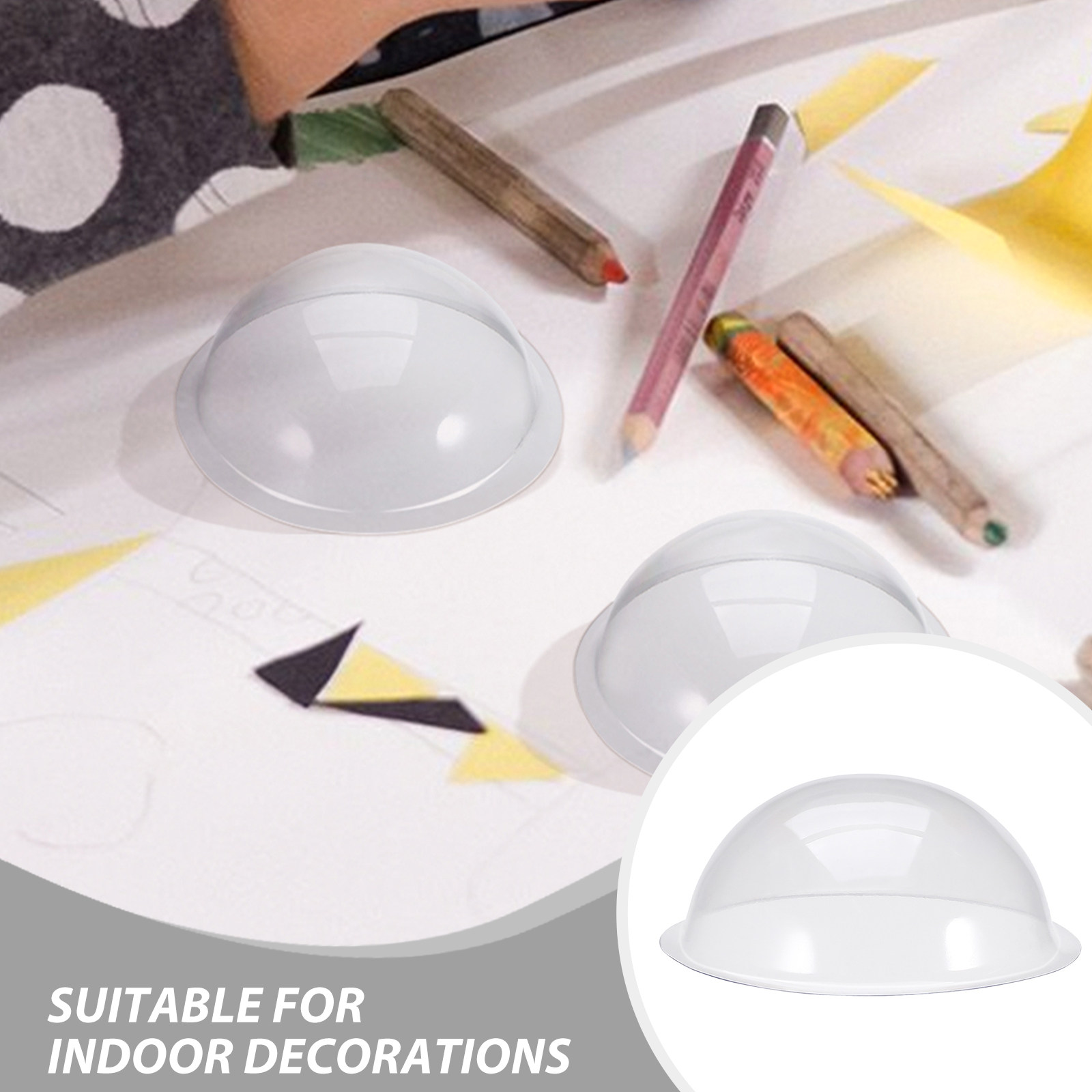 12Pcs Sturdy Clear Plastic Hem - Plastic Dome Clear review and price