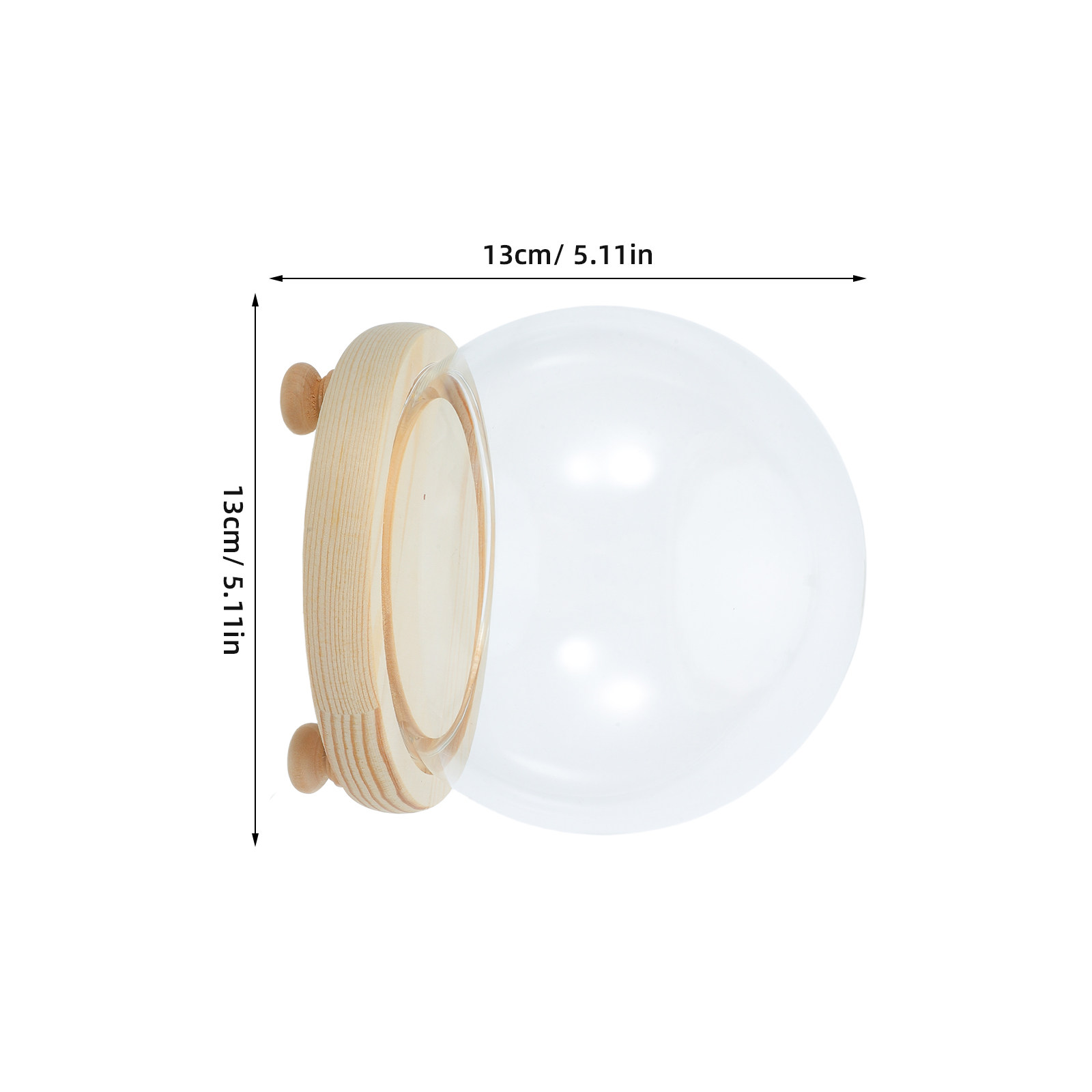 Dried Flower Glass Dome Displa - Plastic Dome Clear review and price