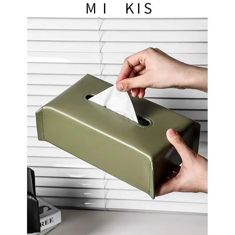 Woven Tissue Box Leather Napki - Agar Tissue Culture review and price